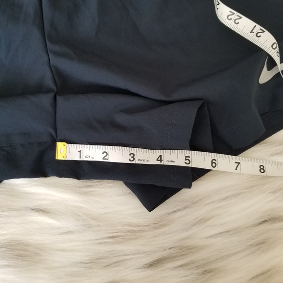 Nike Men's Dry Fit Athletic Running Shorts Navy Blue Size XL - Picture 4 of 8